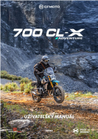 CFMOTO 700CL-X ADVENTURE - Uzivatelsky manual SK 2025-0